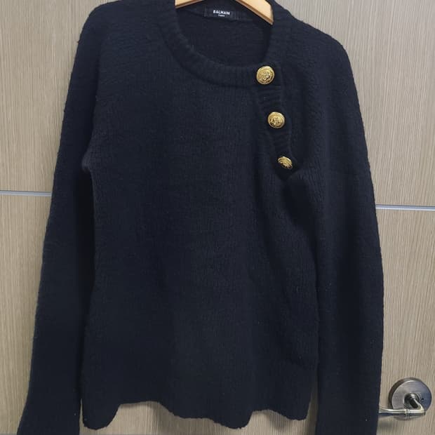 발망 모캐시미어 블랙 니트 34