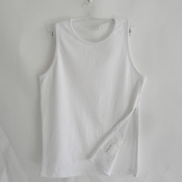 Eonts Side Zipper Cotton Top - White 