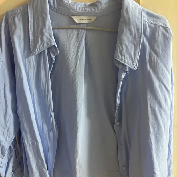 코데즈컴파인 크롭 셔츠