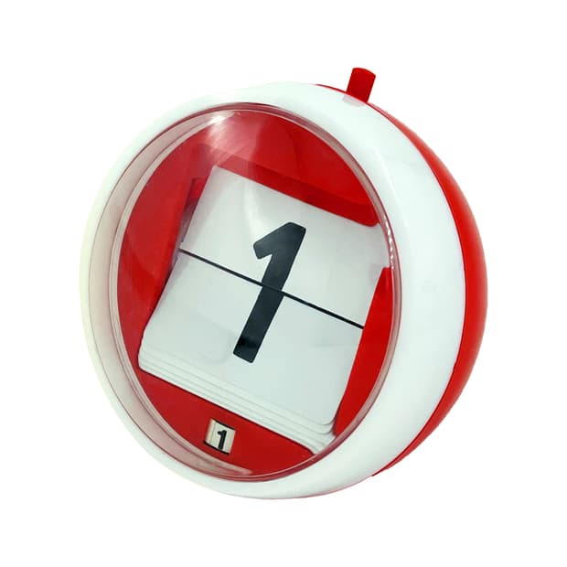 만년 달력 퍼페추얼 캘린더 볼 레드