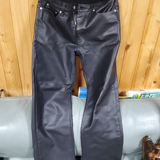 Atthemoment 코티드 블랙진 