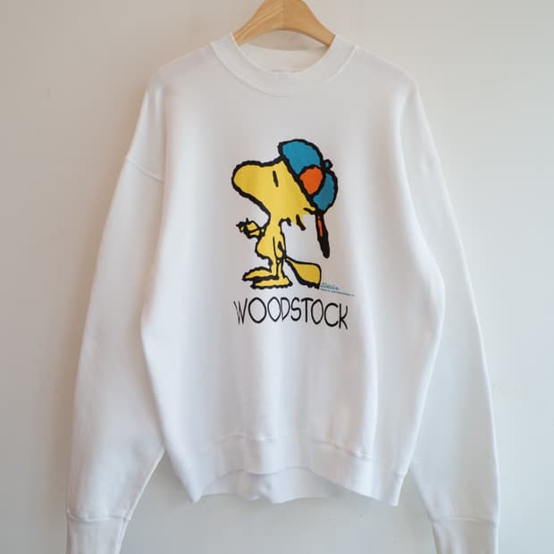 90s vintage PEANUTS 우드스탁 맨투맨 (USA MADE)