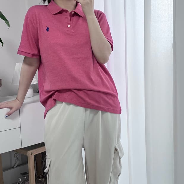 [정품] 폴로 플럼 / 블루포니 반팔카라티 [ L ]