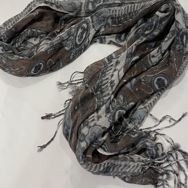 vintage paisley scarf