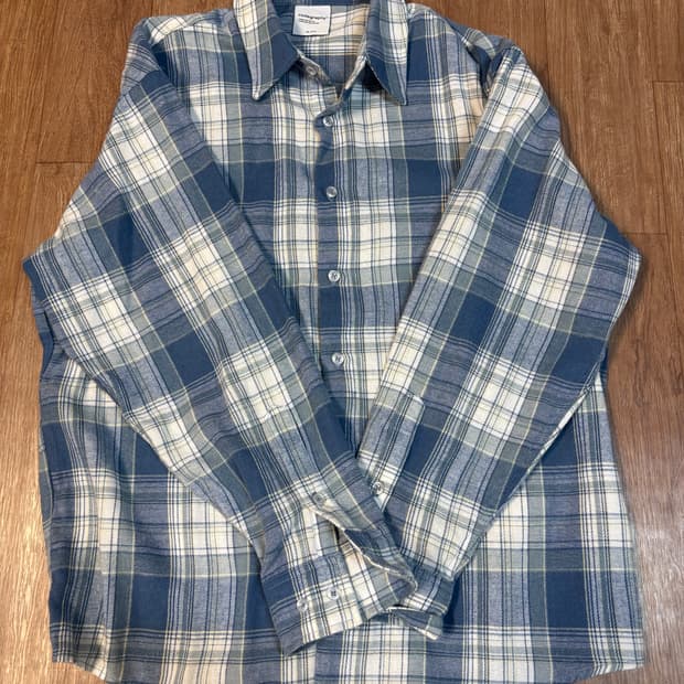 코드그라피 90S VTG THE NERD 오버핏 체크셔츠