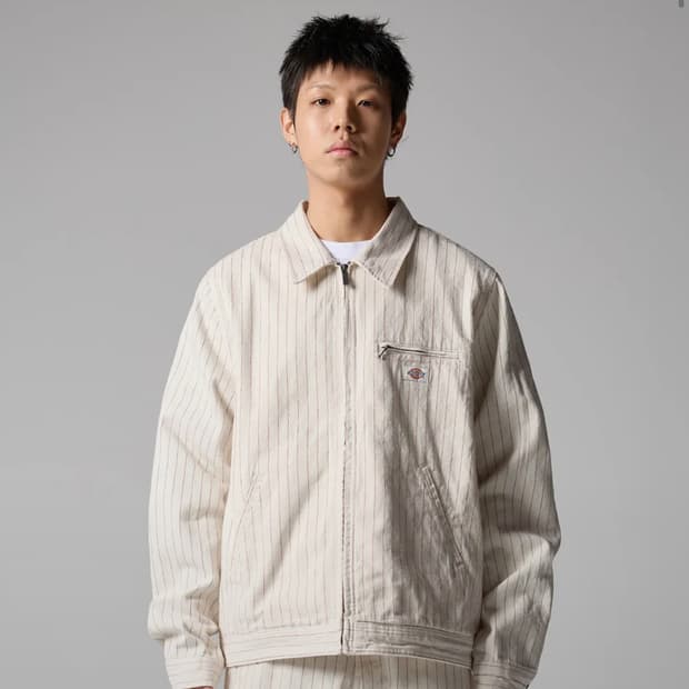 디키즈 히코리 아이크 재킷 Egret (S,새상품)