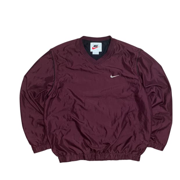 나이키 올드스쿨 버건디 웜업 