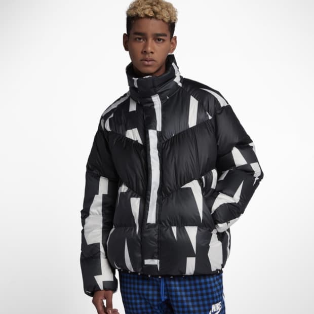 나이키 nsw 시즈널 필다운 빅로고 패딩 95