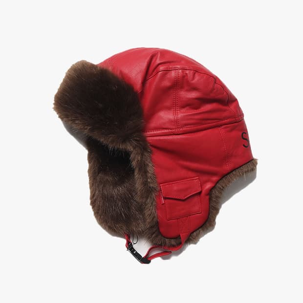 SUPREME - LEATHER TROOPER HAT