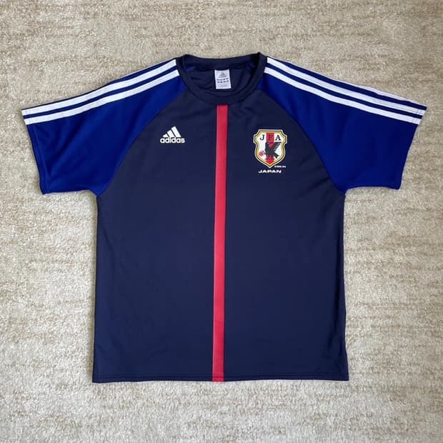 L] 00’s 일본 축구 국가대표 홈 유니폼 아디다스  