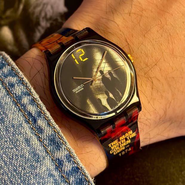 2001년판) 빈티지 스와치 007 한정판 황금총을 가진 사나이