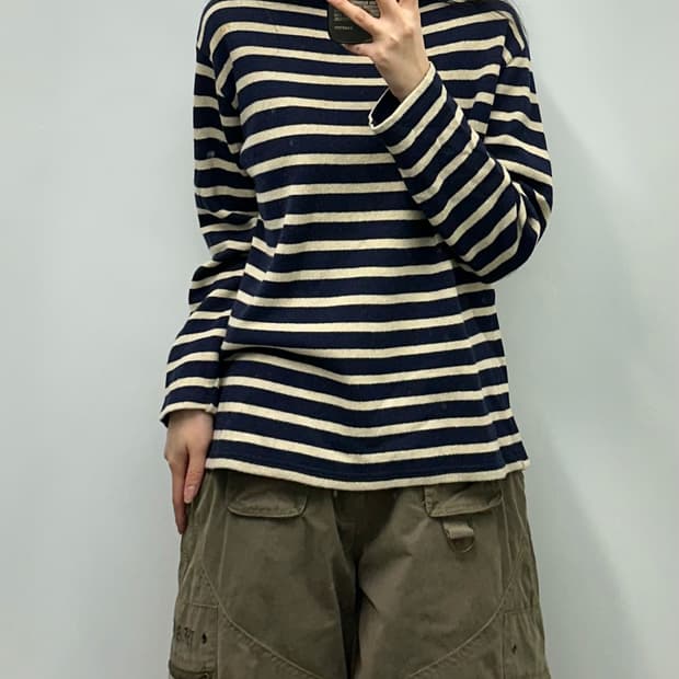 세인트제임스 단가라 스트라이프 니트