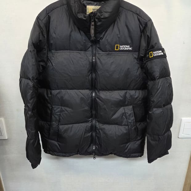 내셔널지오그래픽 투웨이 덕다운 숏패딩 m