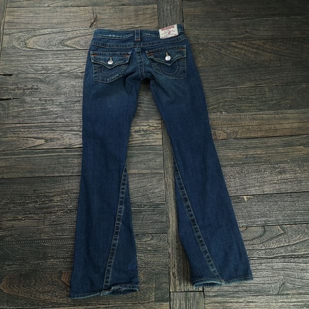 [트루릴리전] 조이 Y2K 부츠컷 플레어 데님 팬츠 M18757