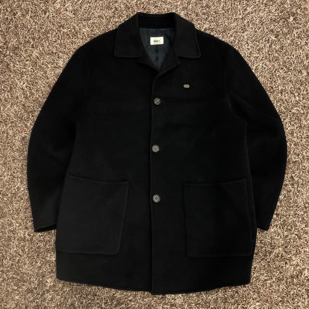 라코스테 캐시미어 울 코트