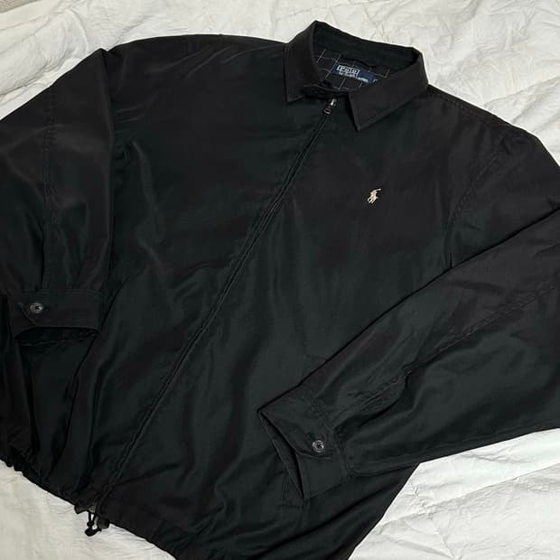 00s 폴로 두산시절 스윙탑 해링턴 자켓 브라운 포니