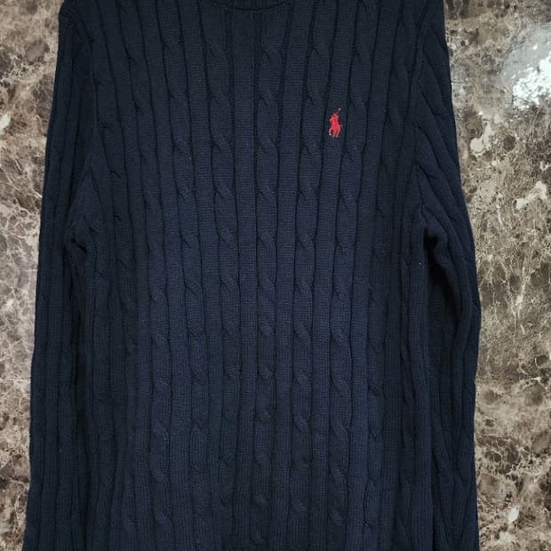 폴로 랄프로렌 케이블 니트 L