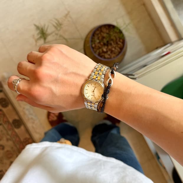 90s Seiko 빈티지 세이코 돌체 투톤 메탈 쿼츠