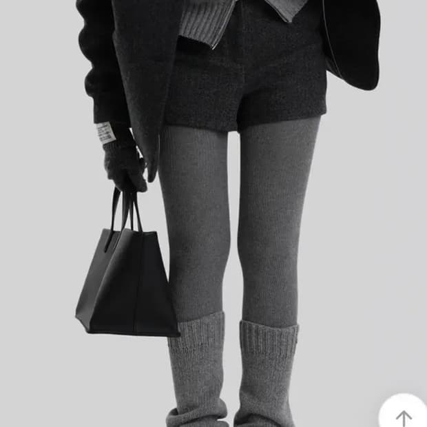 [택달린 새상품] 어텀 울쇼츠 겨울 반바지 (에이블리지그재그미세키서울st