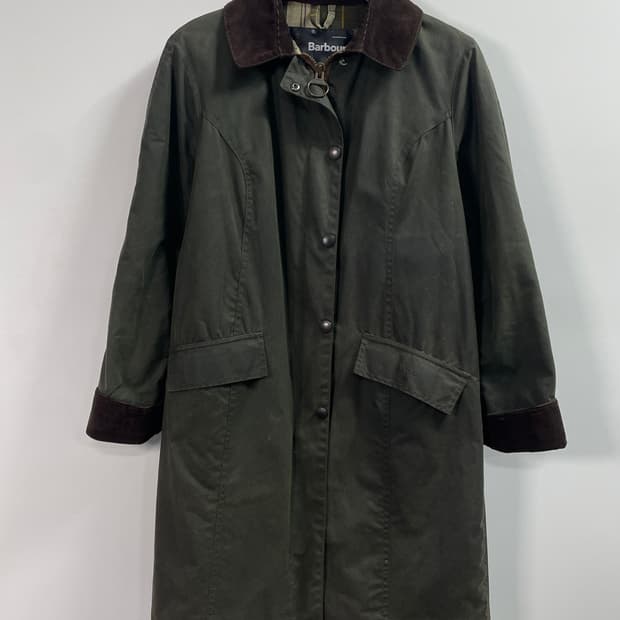 바버 우먼스 뉴버리 왁스 코트 (on.420)