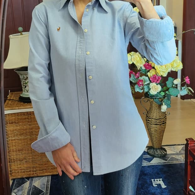 국내택 정품 폴로 랄프로렌 옥스포드 여성 셔츠