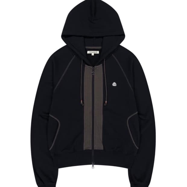 코이세이오 퍼커링 후드집업 블랙 2