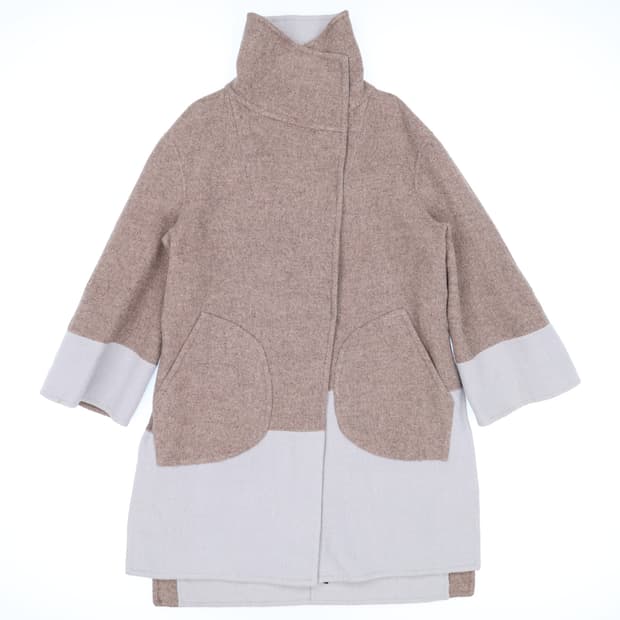 [82-94-160] 한섬시스템 핸드메이드 울 코트 1204HR1