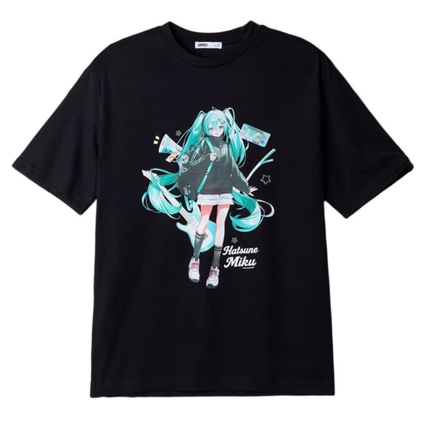 스파오 하츠네미쿠 콜라보 티셔츠