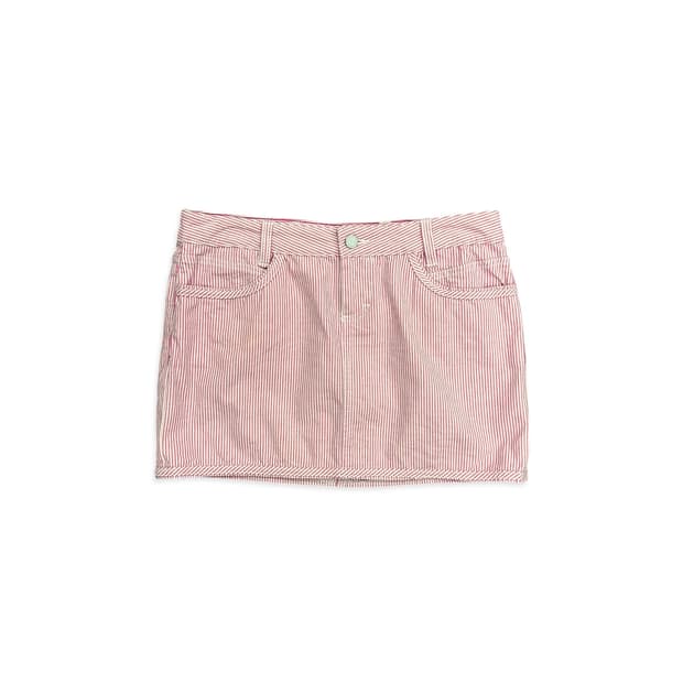 Calvin Klein, Red Stripe Mini Skirt