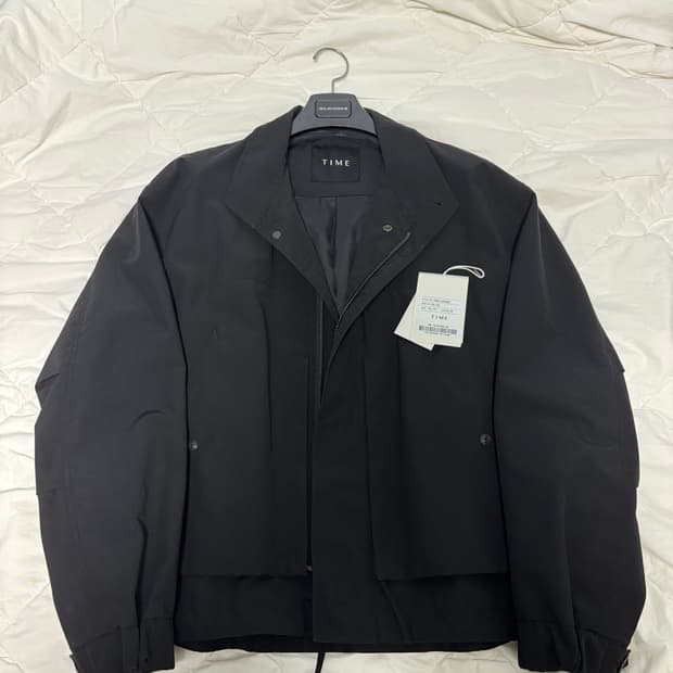 [100] 타임옴므 멀티포켓점퍼 쉘파카 블랙