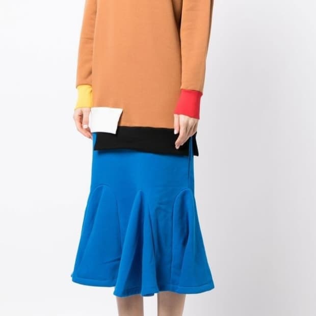 ENFOLD 엔폴드 컬러블록원피스