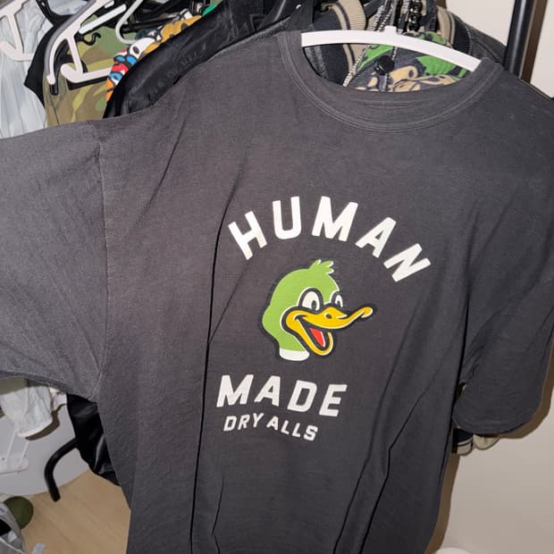 휴먼메이드 그래픽 티셔츠 블랙 3xl (새상품)