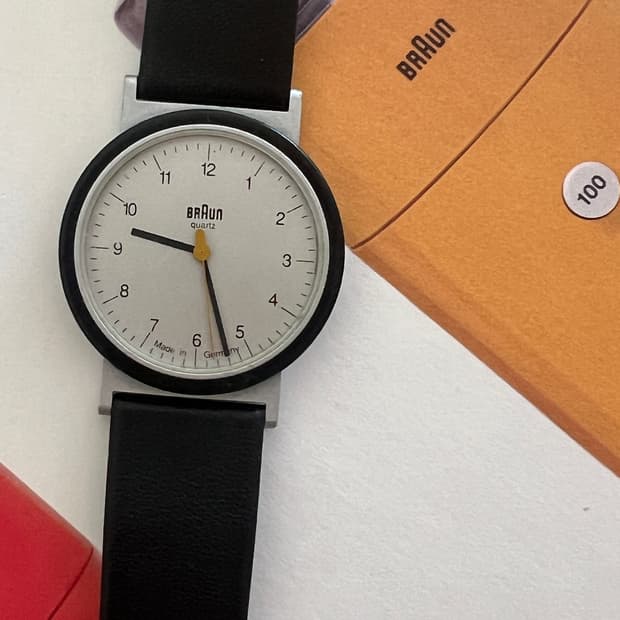 Braun 손목시계 4789 모델 가죽밴드