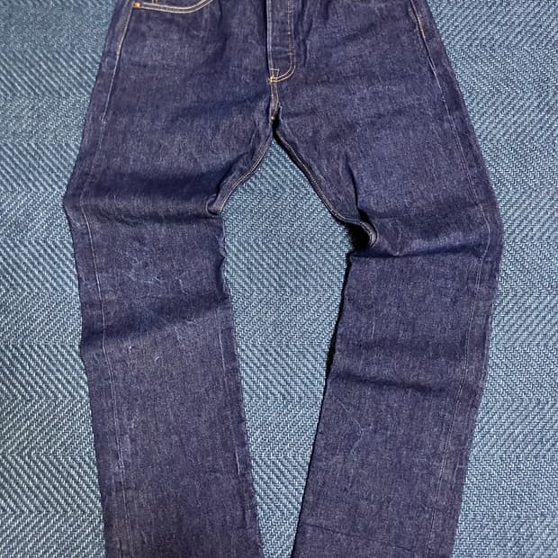 리바이스 프리미엄 501 셀비지 데님 W32 L34