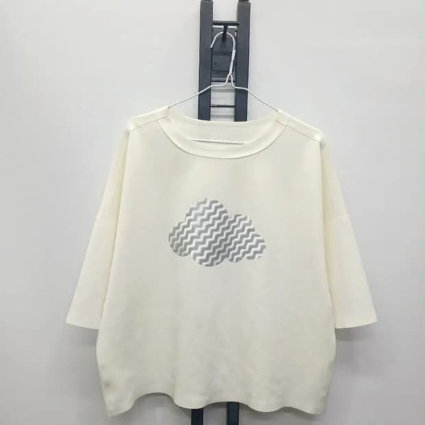 PARTs PARTs클라우드 프린팅 반팔티 아이보리77