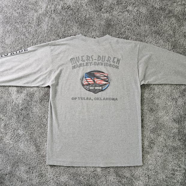 Harley Davidson 긴팔 티셔츠