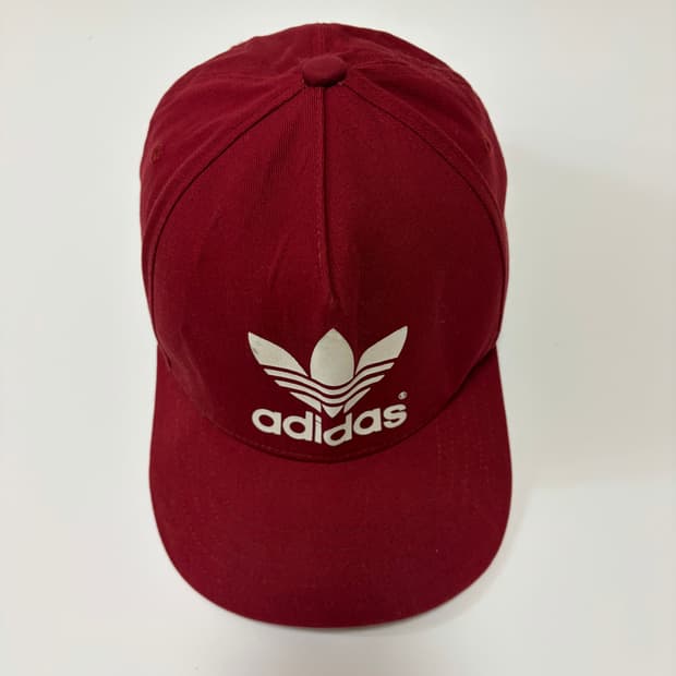 아디다스 트레포일 스냅백 버건디