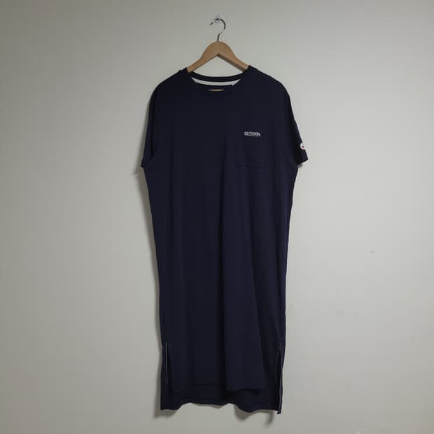 (S) OUTDOOR 아웃도어 프로덕츠 네이비 롱 반팔 원피스