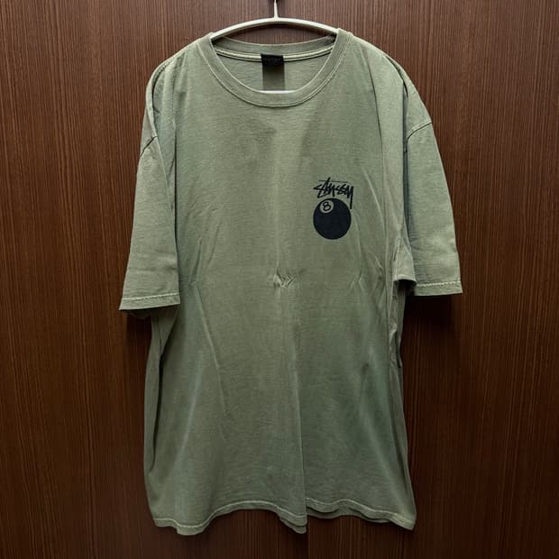 Stussy 스투시 8볼 반팔티 카키 XL