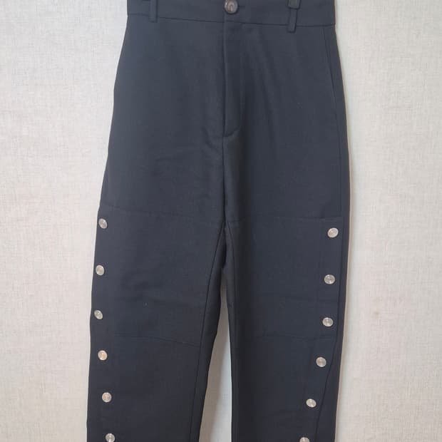 나마체코 스터드 스냅 버튼팬츠