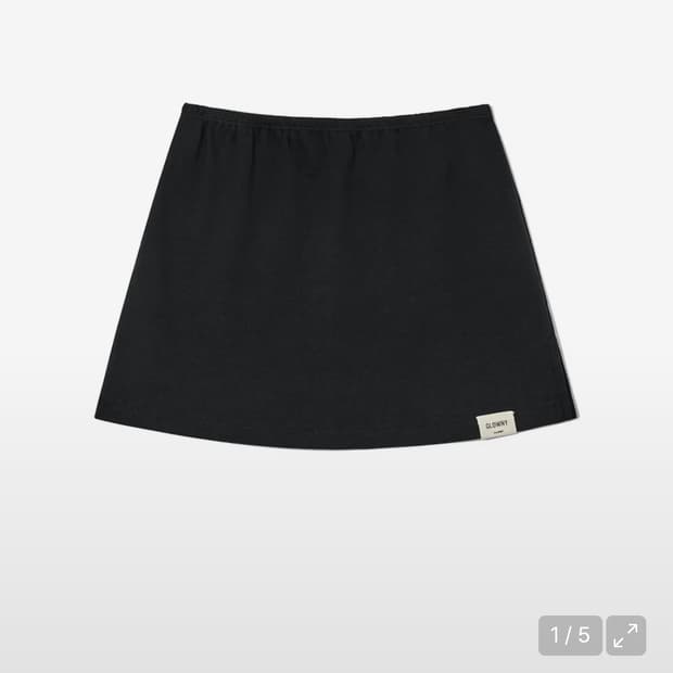 글로니 G CLASSIC MINI SKIRT (BLACK)