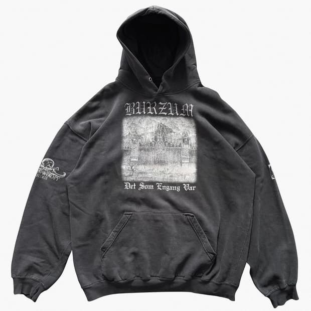 빈티지 2003 Burzum Hoodie