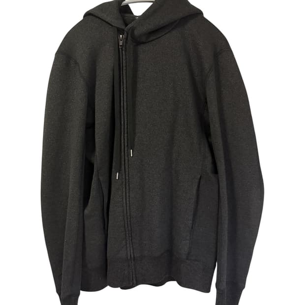 lad musician asymmetrical zip hoodie