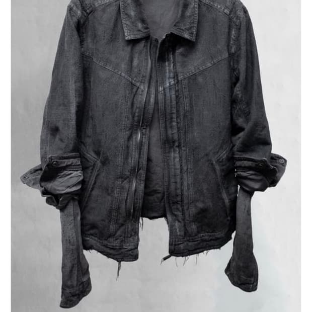 블랙멀,  더블 슬리브 블루종 L구매