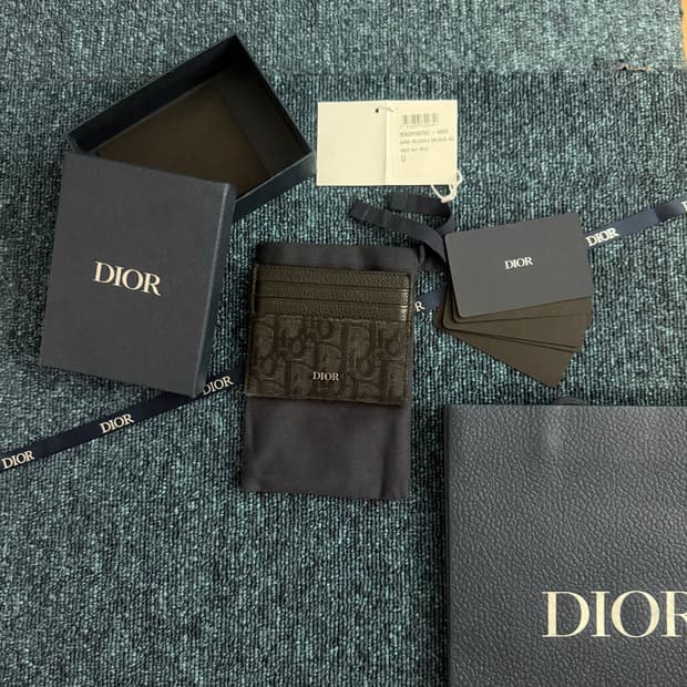 디올 오블리크 카드지갑