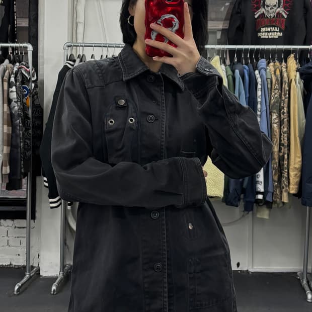 The Difference Y2K 포켓 셔츠 자켓