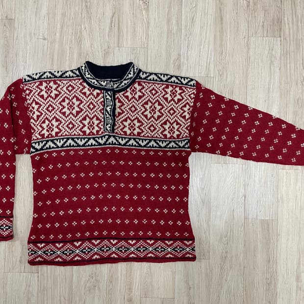 100) 80s 엘엘빈 버드아이 아노락 스웨터(미국제)RRL&LVC&폴로