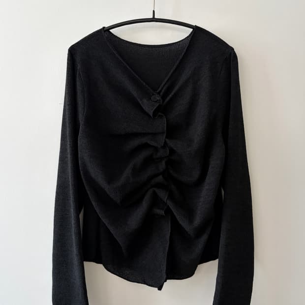 빈티지 셔링 가디건