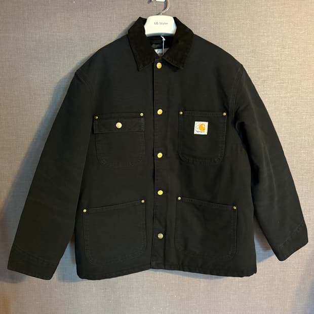 칼하트 OG 초어 코트 블랙 M 새상품