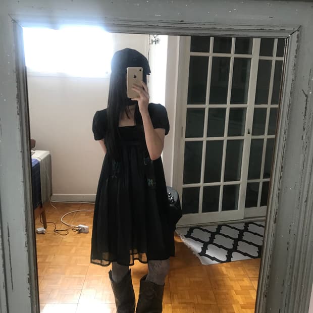 vintage velvet pattern one-piece